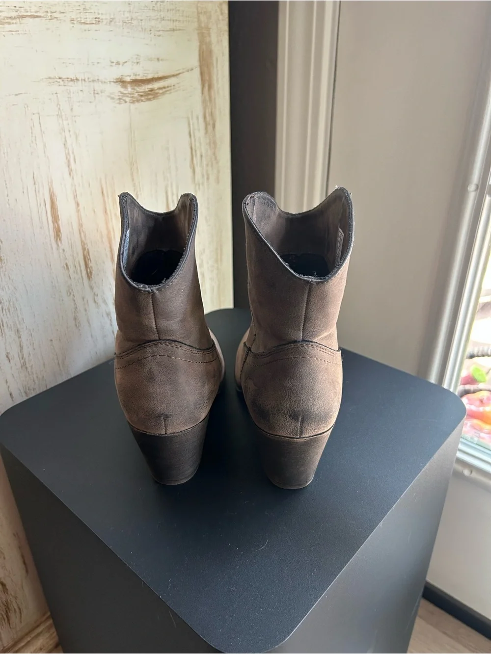 Brown Suede womens Chelsea Boots
